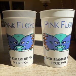 Pink Floy Division Bell 1994 North American tour glasses
